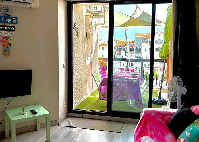 Apartament Superbe Vue -climatisation - Piscine - Parking - 5mc317 *